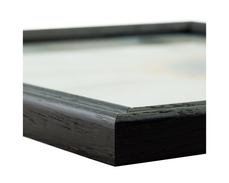 Ebony Black Solid Wood Picture Frame Craig Frames Wiltshire 200 70 Uncommon Sizes 200ASHBK .75 Wide