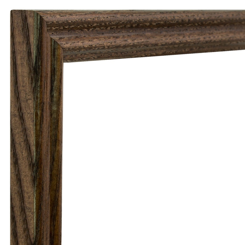 8x8 Inch Dark Walnut Brown Solid Wood Picture Frame Wiltshire 200 Craig Frames .75 Wide 200ASH2160808
