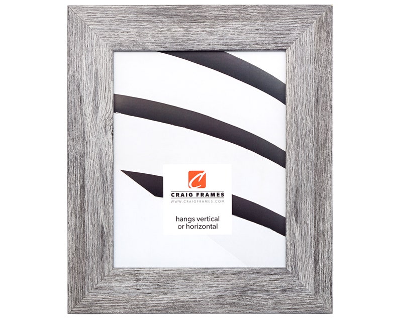 Craig Frames 12x17 Inch Gray Barnwood Picture Frame Bauhaus 2 Wide 740301217