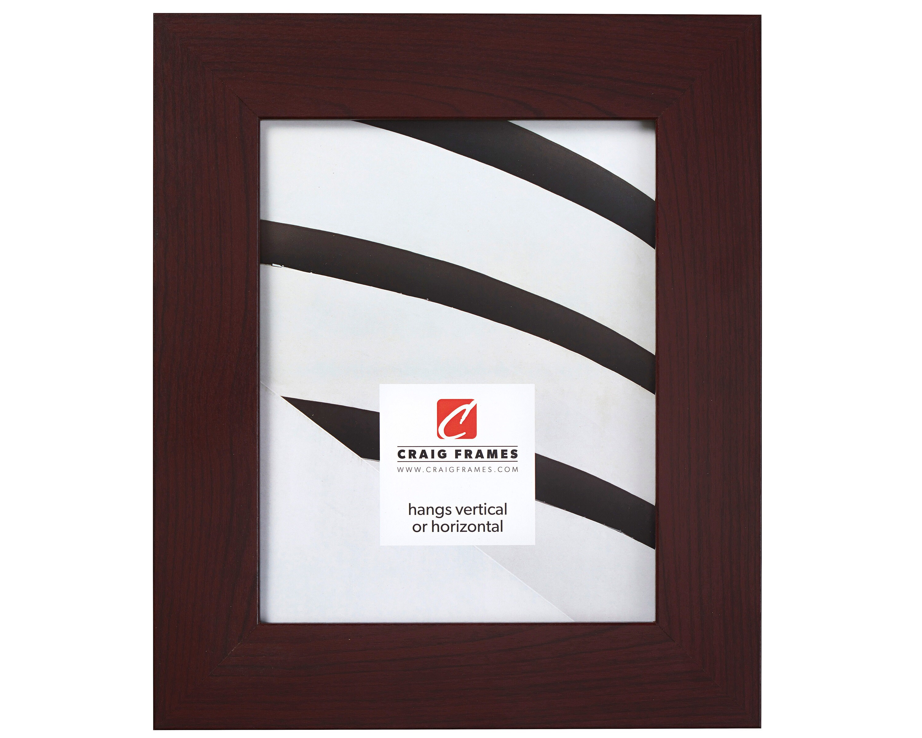 Dark Mahogany Picture Frame, 2 Inch Wide, Modern Wood Frame - Etsy