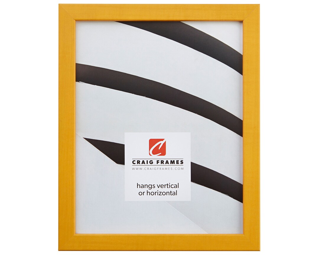 Colori 75, Modern Yellow Picture Frame, .75 Wide, 22 Common Sizes 72027