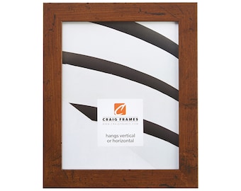 Bauhaus, Modern Dark Walnut Picture Frame, 24x36 Inch, Bauhaus 1.25" Wide (FM26WA2436) Craig Frames, Traditional Home Décor, Farmhouse Frame