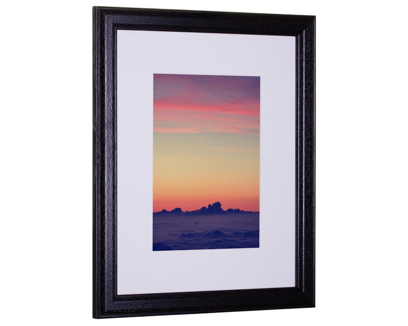 639182401B37A Craig Frames Black 18x24 Inch Simple Black Hardwood Picture Frame with 12x18 Single White Mat Wiltshire 236