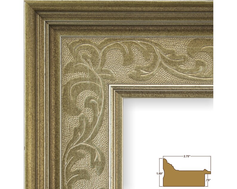 6575921013 Marais II 2.75 Wide Craig Frames 10x13 Inch French Country Style Silver Picture Frame