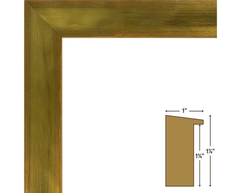 109520812 1 Wide 8x12 Inch Gold Luminos Picture Frame Craig Frames Siena