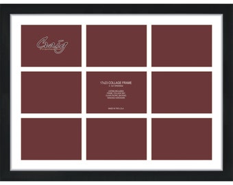 thumbnail image 2 of ArtToFrames Satin Black Collage Picture Frame With 3 Openings For 5x7 Photos 2 of 4