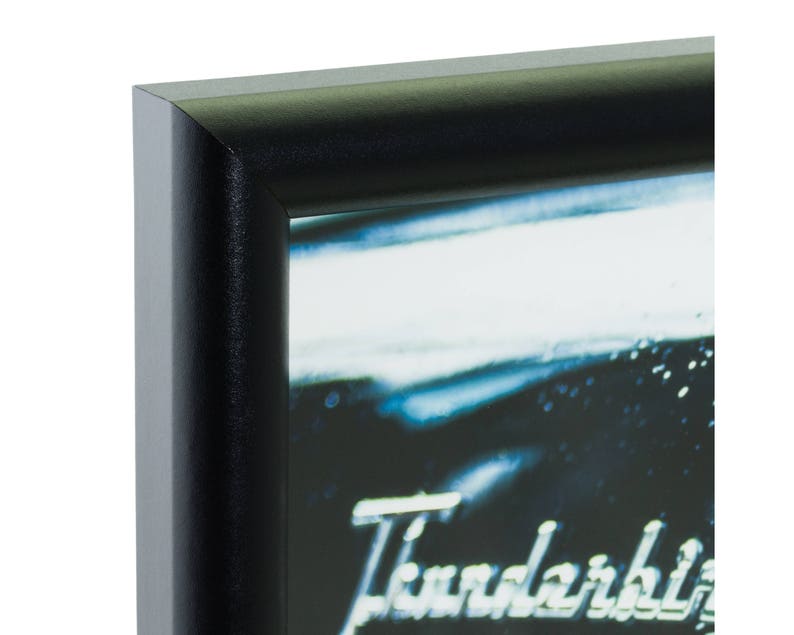 FW2BK2027 Bullnose 20x27 Inch Contemporary Black Picture Frame Craig Frames