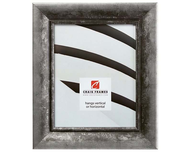 Craig Frames 4x6 Inch Vintage Silver Picture Frame 2 Image 0