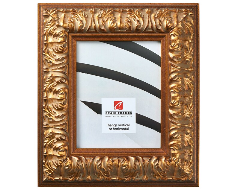 Craig Frames 5x7 Inch Antique Gold Picture Frame Barroco Image 0