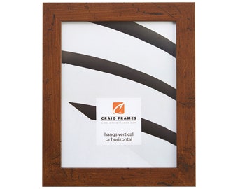 Bauhaus, Modern Dark Walnut Picture Frame, 18x24 Inch, Bauhaus 1.25" Wide (FM26WA1824), Craig Frames, Traditional Home Décor, Farmhouse