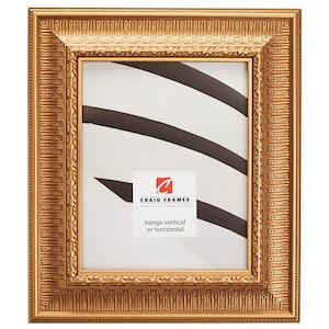 Maximus, Ornate Roman Gold Picture Frame, 2.625&quot; Wide, 35 Common Sizes (7070) Craig Frames Roman Decor, Art Deco Frame, Ornate Picture Frame