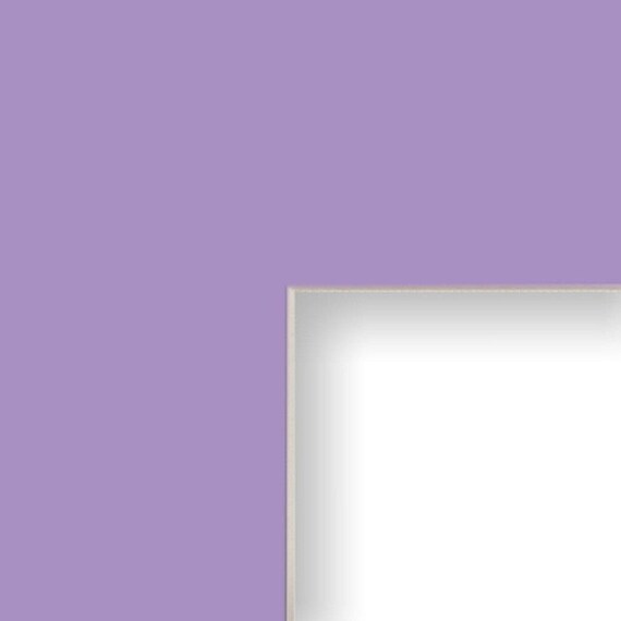 24x36 Inch Mat 20x30 Inch Single Opening Image Light Purple Etsy