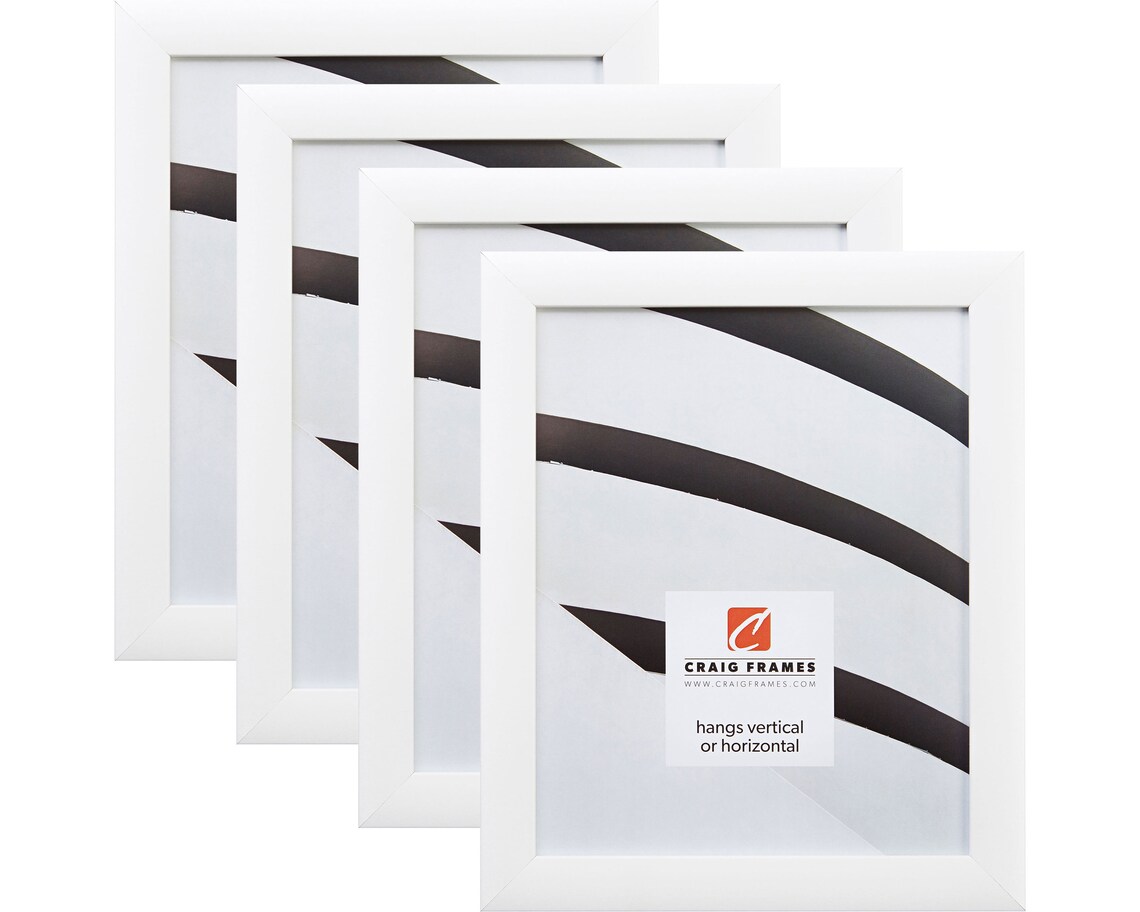 Craig Frames 12x12 Inch White Picture Frame Set Contemporary Etsy