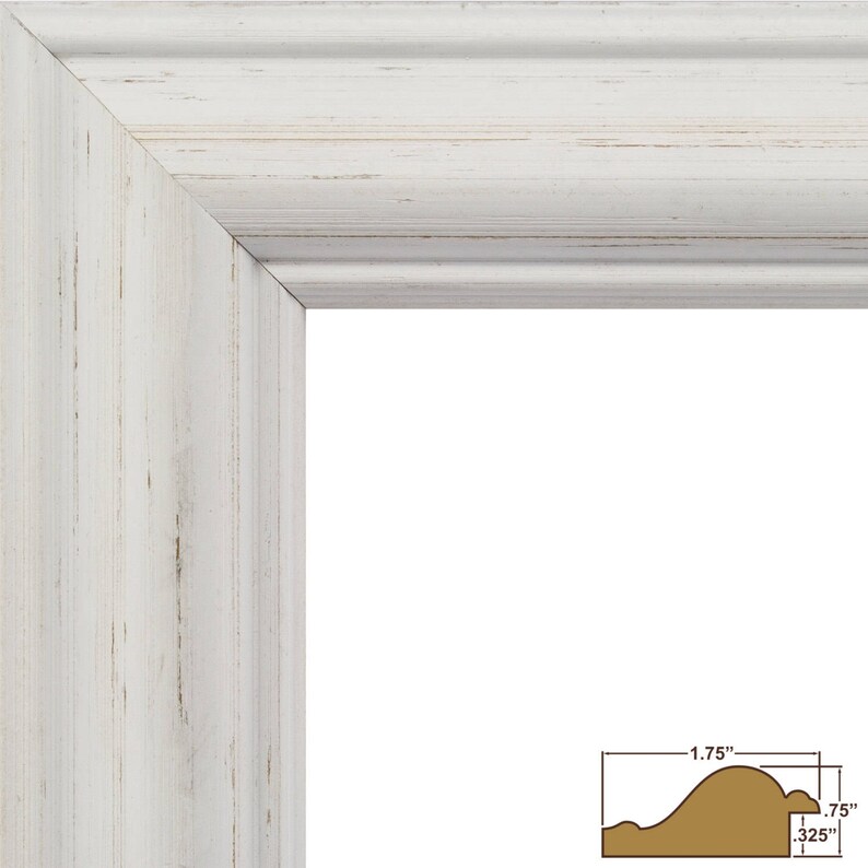 773329002424 24x24 Inch White Picture Frame Craig Frames American Classic 1.75 Wide