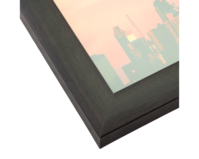 Modern 1" Picture Frame, Smooth Finish, Various Colors Brazilian Walnut