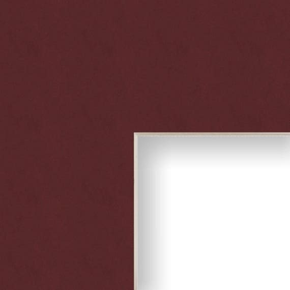 12x16 Inch Mat 8 5x11 Inch Single Opening Image Maroon With Etsy