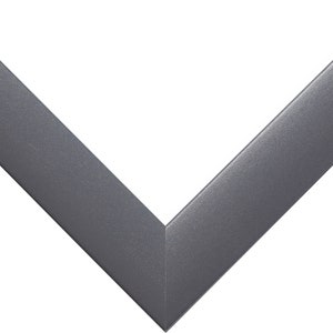 Modern 1" Picture Frame, Smooth Finish, Various Colors Gray