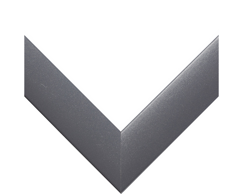 Modern 1" Picture Frame, Smooth Finish, Various Colors Gray