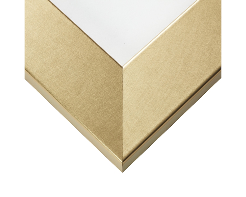 22x28 Inch Modern Brushed Gold Picture Frame Craig Frames Bauhaus 200 744462228