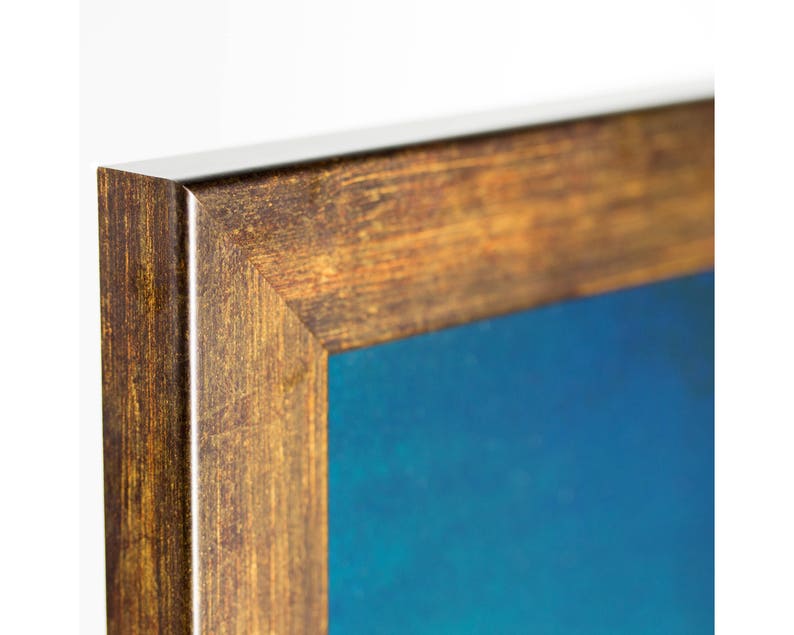 263041216 12x16 Inch Modern Aged Copper Picture Frame Craig Frames Bauhaus 1.25 Wide