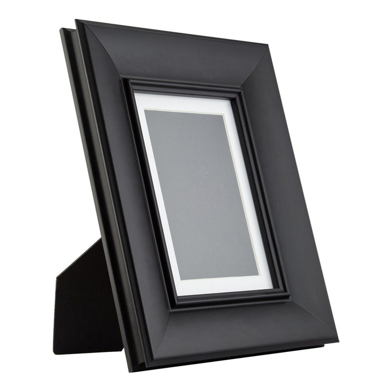 Craig Frames 5x7 Inch Vintage Black Standing Picture Frame Image 0