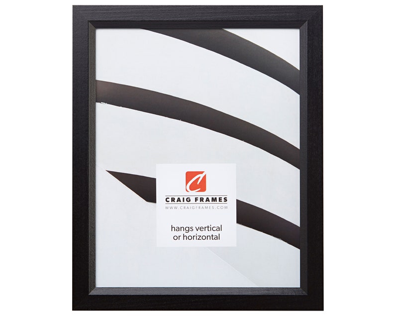 11x15 Inch Black Picture Frame Economy 1 Wide Craig Frames 7171610BK1115