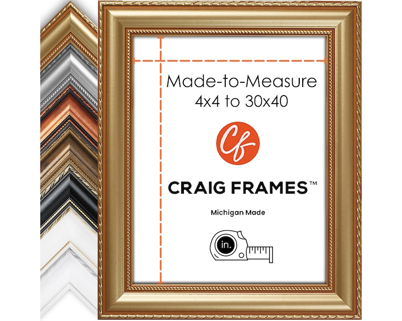 Custom Victorian Picture Frame, Elegant Detailing, Made to Order, 7 ...