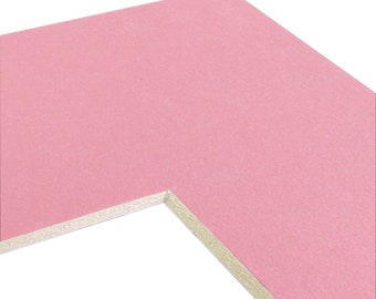 Craig Frames B151 Pre-cut Mat Board, Various Sizes, Soft Pink