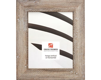 Weathered Beach Wood Picture Frame, Shabby Chic Coastal Decor
