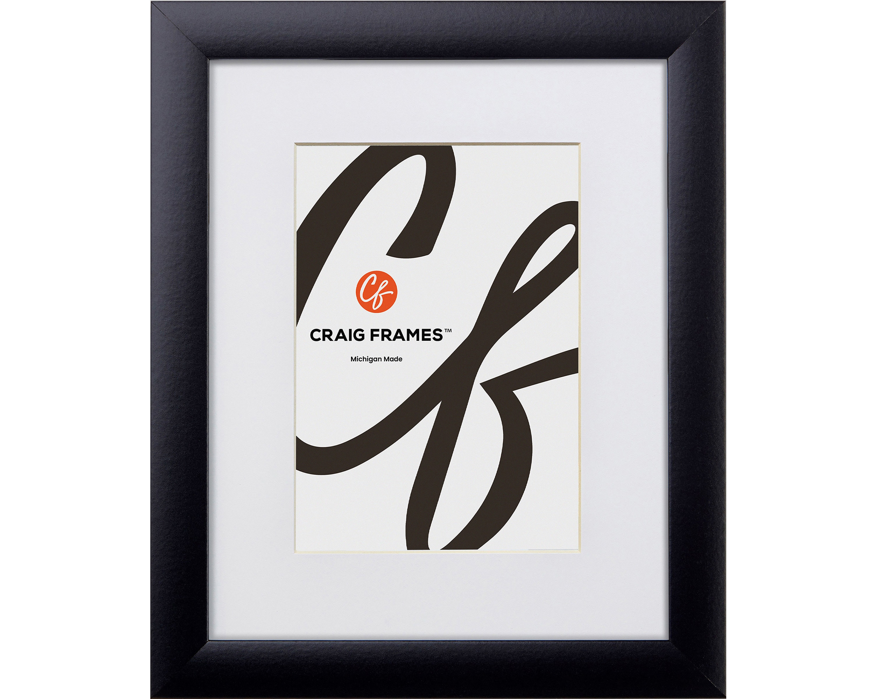 MCS Canvas Float Frame, 8 x 10 x 3/4 in, Gesso Black