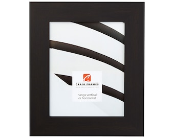 Rustic Black Coffee Picture Frame, 2 inch Wide Bauhaus Style