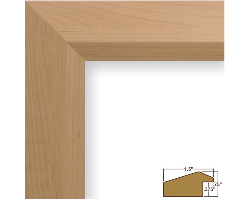 Craig Frames 5x5 Inch American Maple Picture Frame 170150505 Balla 1.5 Wide
