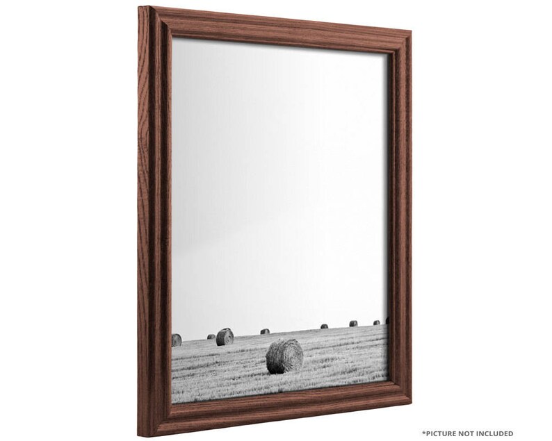 Wiltshire 200 23x33 Inch Dark Walnut Brown Solid Wood Picture Frame Craig Frames .75 Wide 200ASH2162333