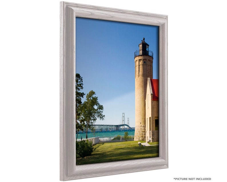 Craig Frames 20x24 Inch Whitewashed Wood Picture Frame Wiltshire 130 130ASHWW2024