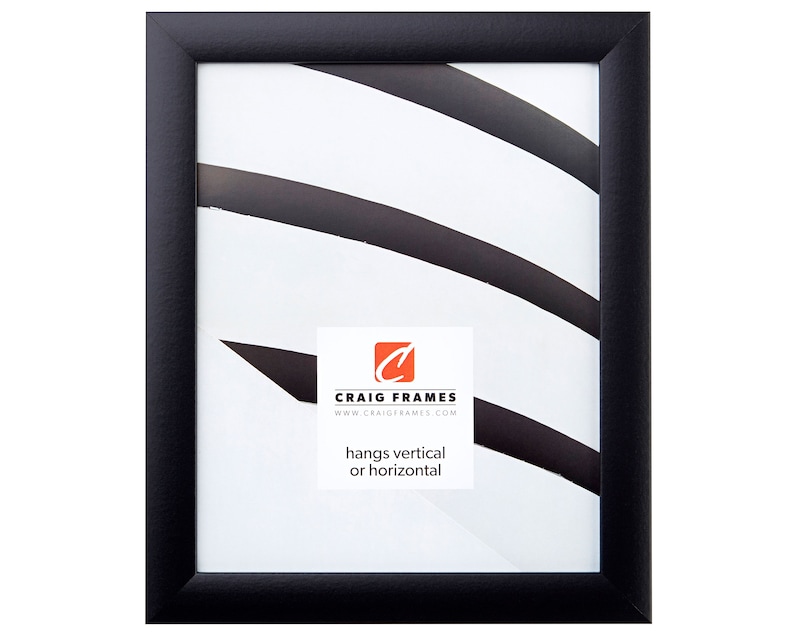 Craig Frames 24x32 Inch Modern Black Picture Frame Contemporary 1 Wide 1wb3bk2432