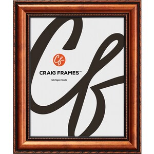 Victoria, Ornate Copper Picture Frame, 1.375&quot; Wide, 37 Oversized Options (83589050) Craig Frames, Ornate Decor, Large Sizes