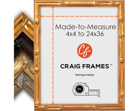 Vintage Gold 39x21 Picture Frame – 39 x 21 Ornate Poster