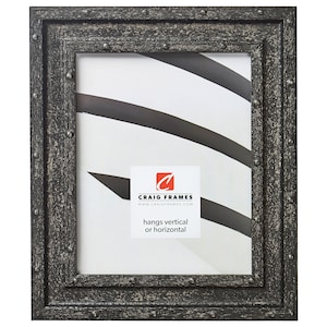 Nautilus, Industrial Iron Black Picture Frame, 2&quot; Wide, 35 Common Sizes (11088) Craig Frames