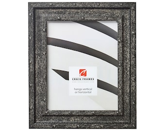 Nautilus, Industrial Iron Black Picture Frame, 2" Wide, 35 Common Sizes (11088) Craig Frames