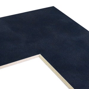 Craig Frames B9133 Pre-cut Mat Board, Various Sizes, Suede Torrent Blue