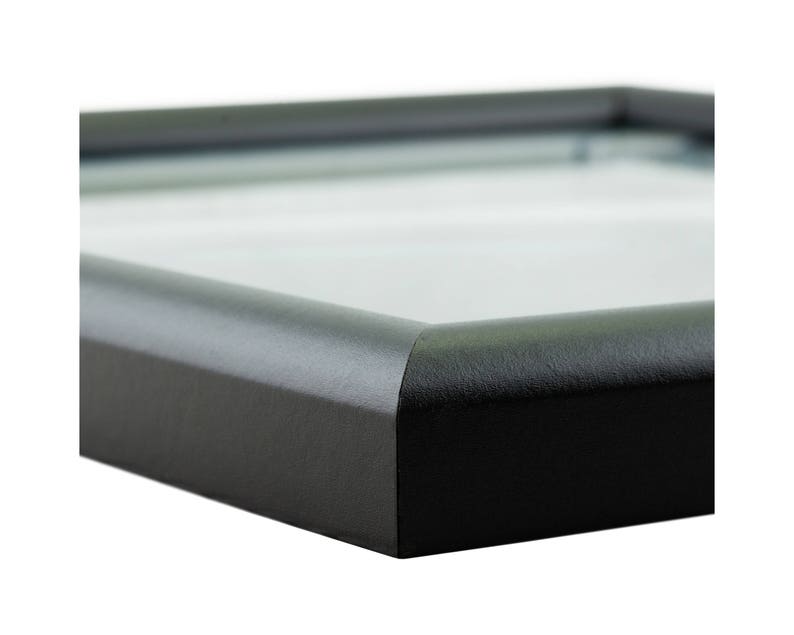 FW2BK2027 Bullnose 20x27 Inch Contemporary Black Picture Frame Craig Frames