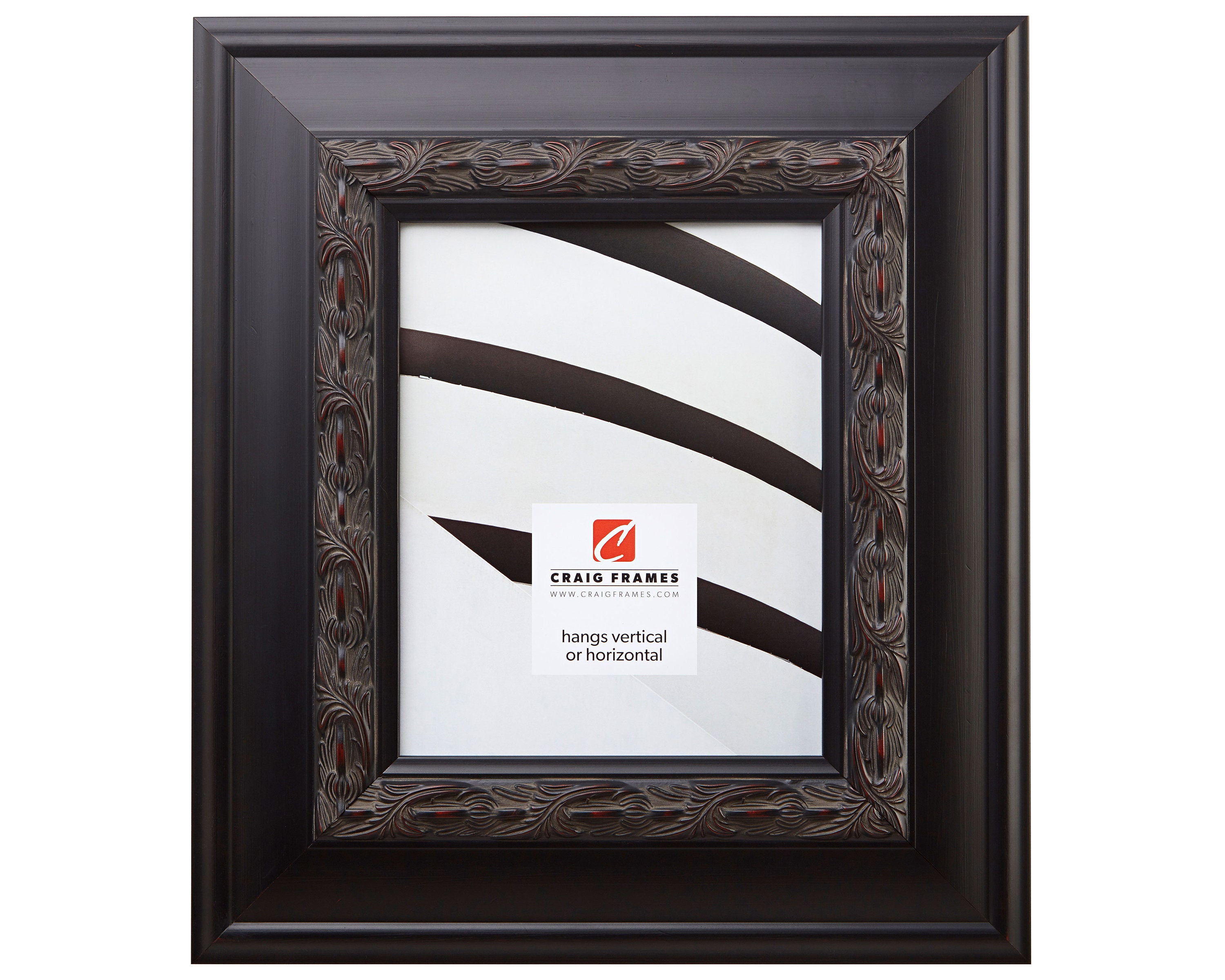 Craig Frames 14x16 Inch Ornate Black Picture Frame Gotham Etsy