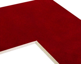 Craig Frames B9135 Pre-cut Mat Board, Various Sizes, Suede Blaze Red