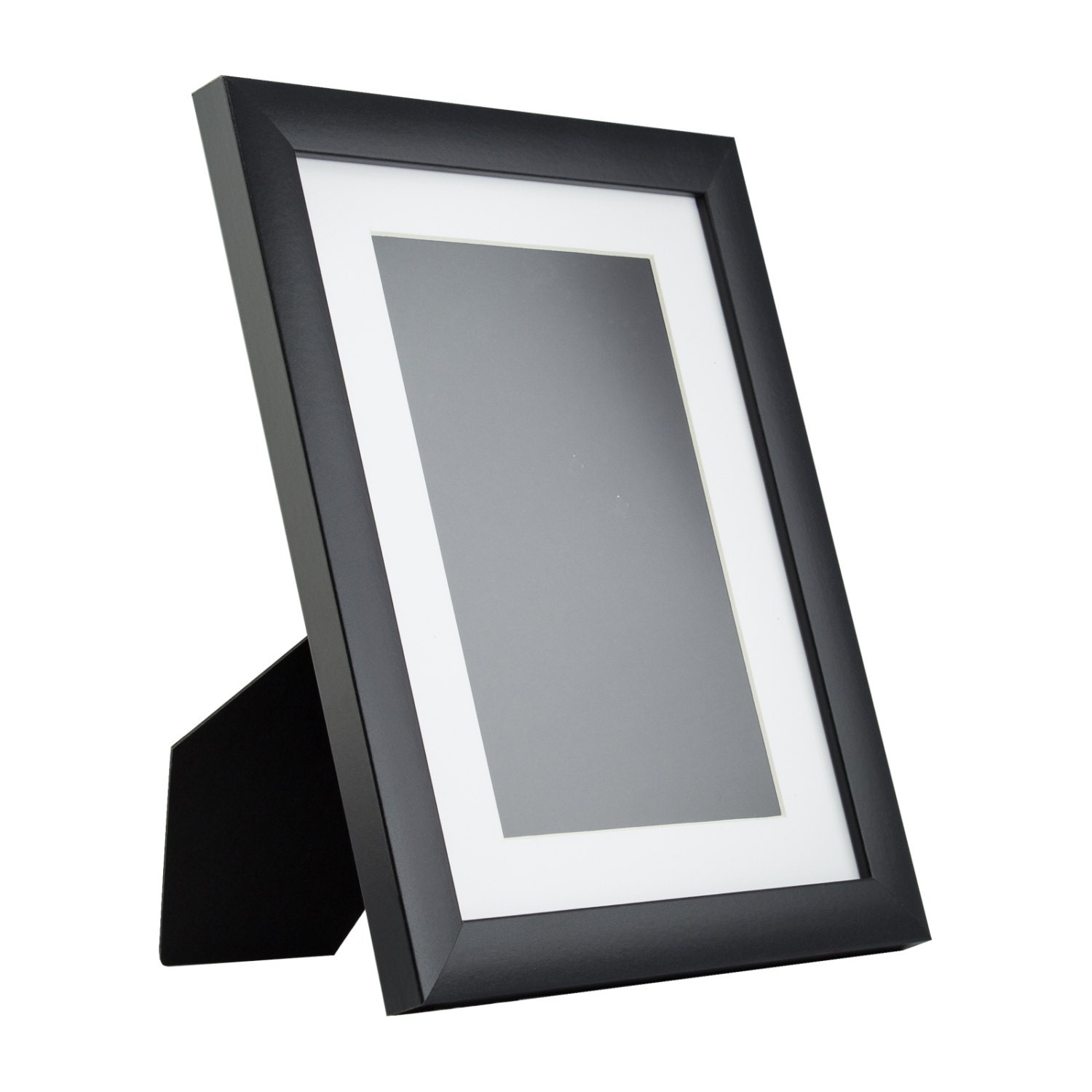 Craig Frames 1WB3BK 8.5 x 11 Inch Black Picture Frame Matted to Display a 6 x 9 Inch Photo 