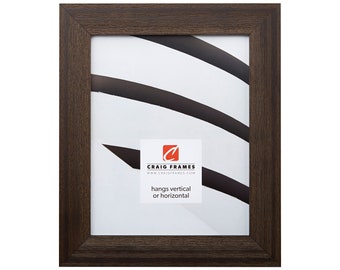 Weathered Black Wood Picture Frame, Rustic Barnwood Style