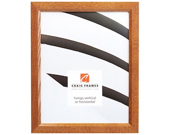 Economy, Honey Brown Wood Picture Frame, .875" Wide, 35 Common Sizes (8261610) Craig Frames