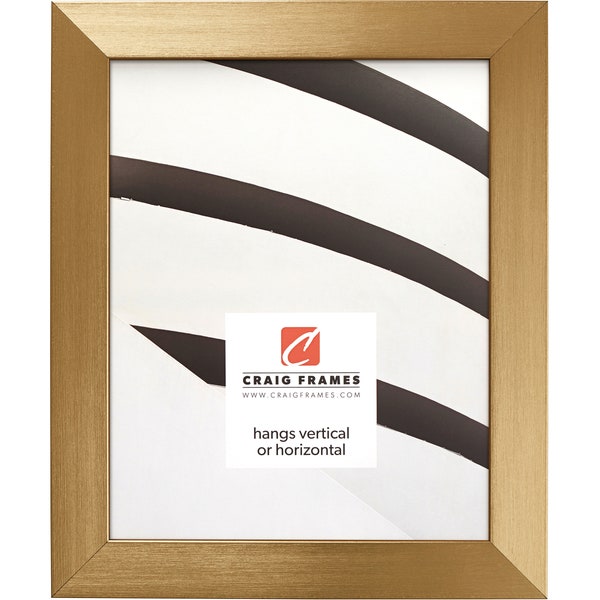 Modern Brushed Gold Picture Frames Etsy