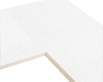 Craig Frames B500 Pre-cut Mat Board, Various Sizes, Canvas White