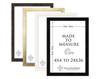 Made To Measure Frames, Custom Frame Size, Picture Frame, Photo Frame, Wood