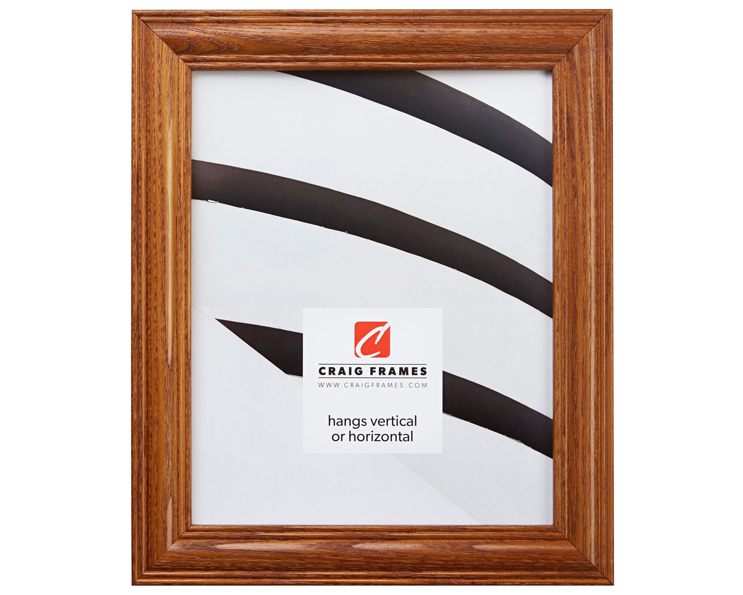 Cadre Photo En Bois Marron Avec Verre – 26,5 X 21,5 Cm (10 1/2 X 8 1/2 Pouces) – Occasion